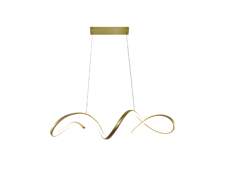 PENDENTE LED TASCHIBRA LONDRES 3000K 40W OURO FOSCO