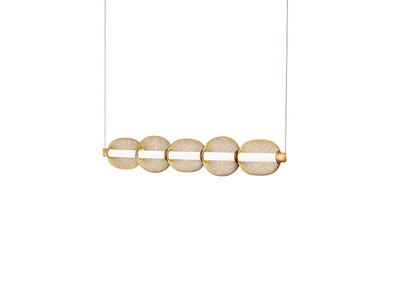 PENDENTE TASCHIBRA LED NEWTON 3000K 13W OURO