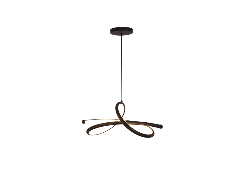 PENDENTE TASCHIBRA LED LUCCA 3000K 20W PRETO