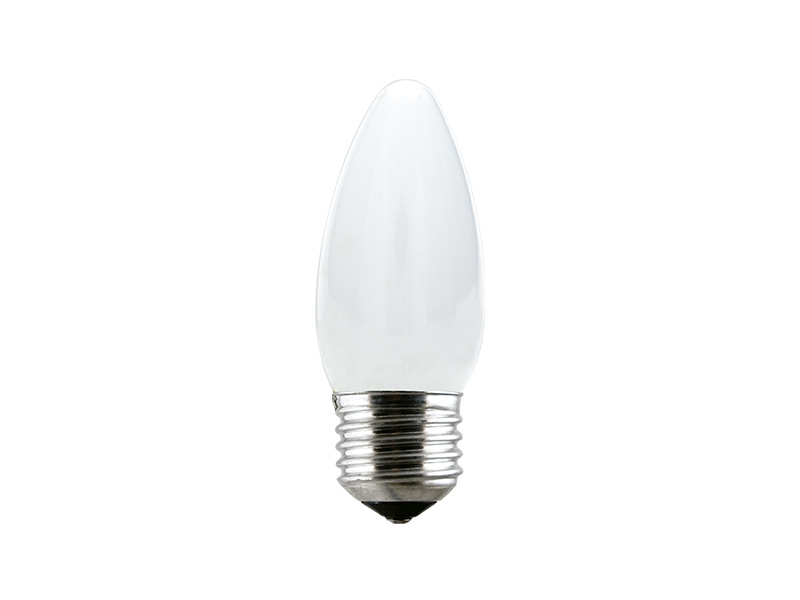 LÂMPADA INCANDESCENTE VELA LISA LEITOSA 25W 127V E27