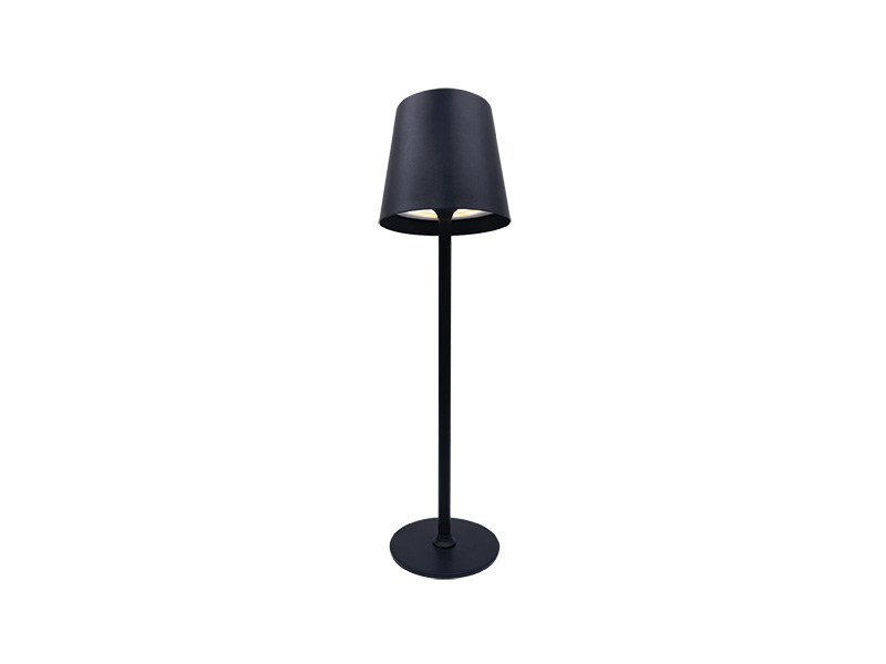 LUMINÁRIA DE MESA LED TASCHIBRA LOUVRE RECARREGÁVEL PRETO