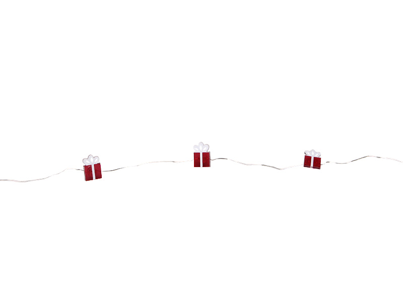 CORDÃO LUMINOSO TASCHIBRA 30 LEDS PRESENTES PILHA 3000K