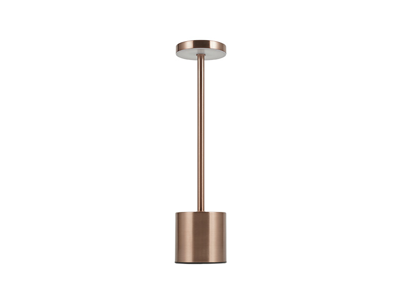 LUMINÁRIA DE MESA LED TASCHIBRA ORBIT RECARREGÁVEL COBRE