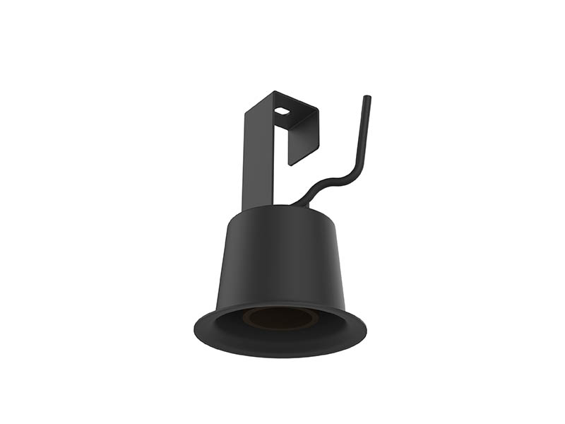 LUMINÁRIA SOQUETE E40 PARA LED COM GANCHO ELETROCALHA PRETO FOSCO
