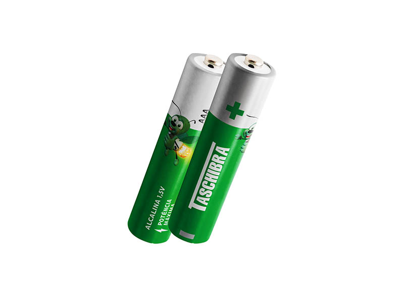 PILHA ALCALINA AAA TASCHIBRA PACK 2