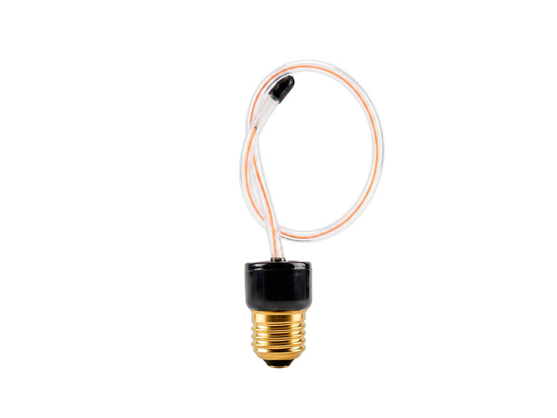 LÂMPADA LED FILAMENTO FLOW 4,8W AMBAR E27