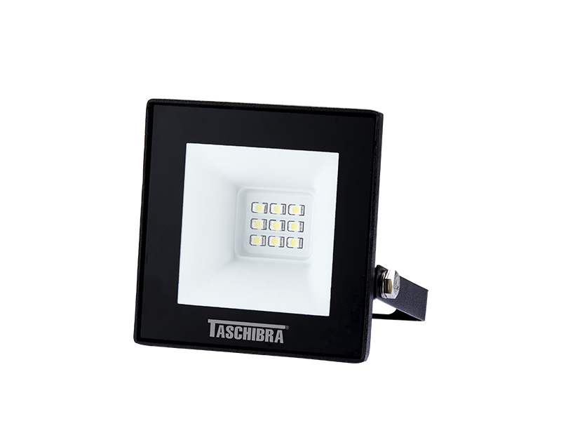 REFLETOR TR LED 10W SLIM 6500K PRETO