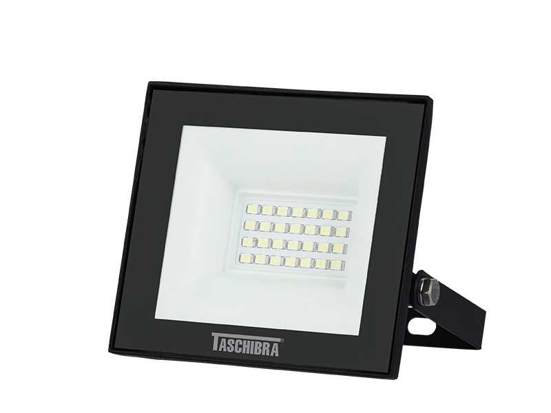 REFLETOR TR LED 30W SLIM 6500K PRETO
