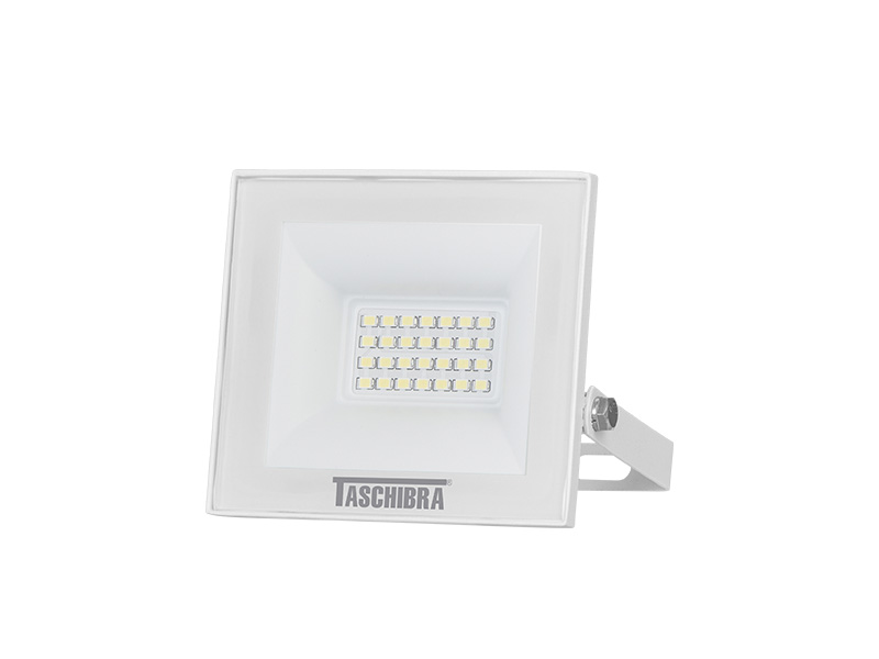 REFLETOR TR LED 30W SLIM VERDE BRANCO