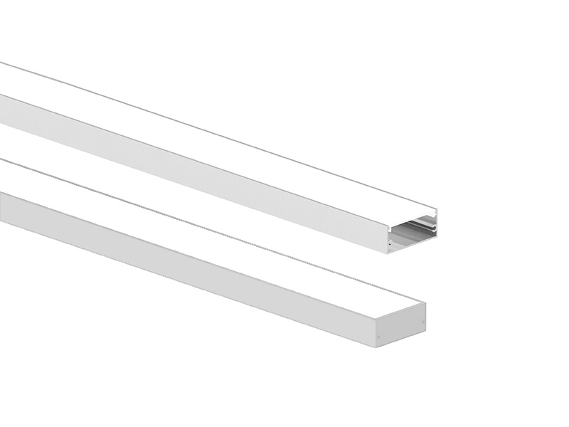 PERFIL LED TASCHIBRA ZENITH 50X21 SOBREPOR 21X50X2000mm BRANCA