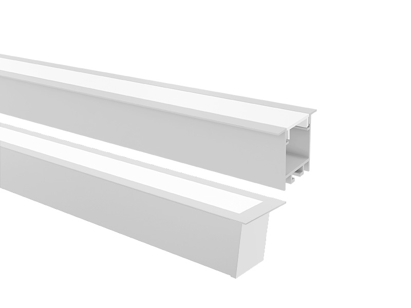 PERFIL LED TASCHIBRA APEX 35X28 EMBUTIR 28X35X2000mm BRANCA