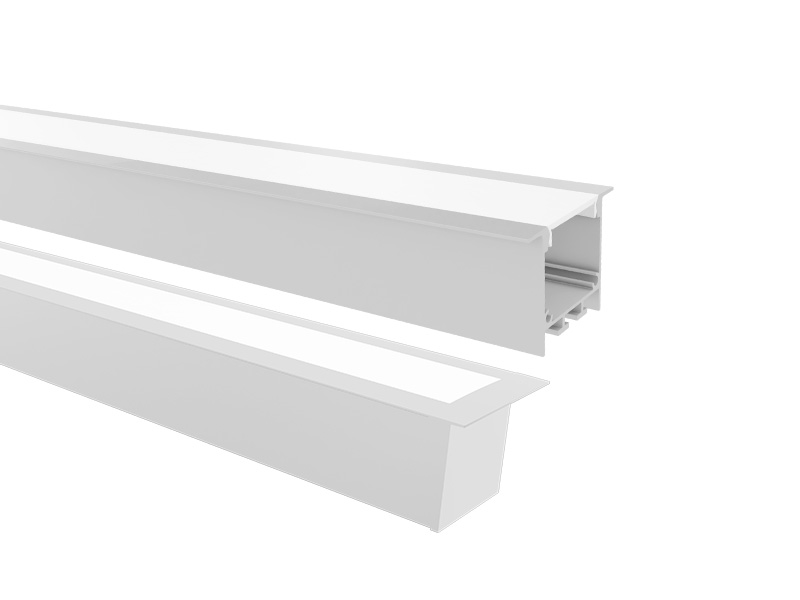 PERFIL LED TASCHIBRA SPIRE 50X35 EMBUTIR 35X50X3000mm BRANCA