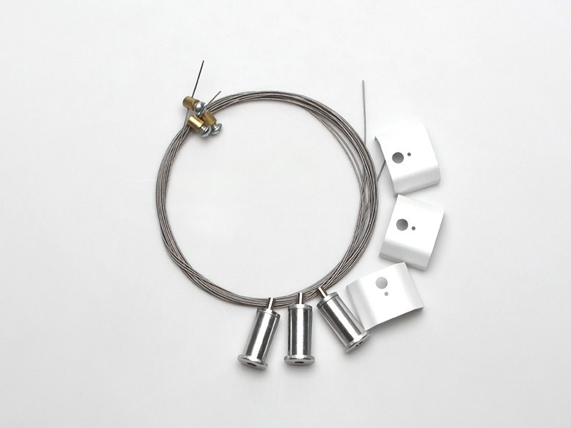 KIT PENDENTE 2M PARA PERFIL SPIRE 35X45 DE 3M BRANCA