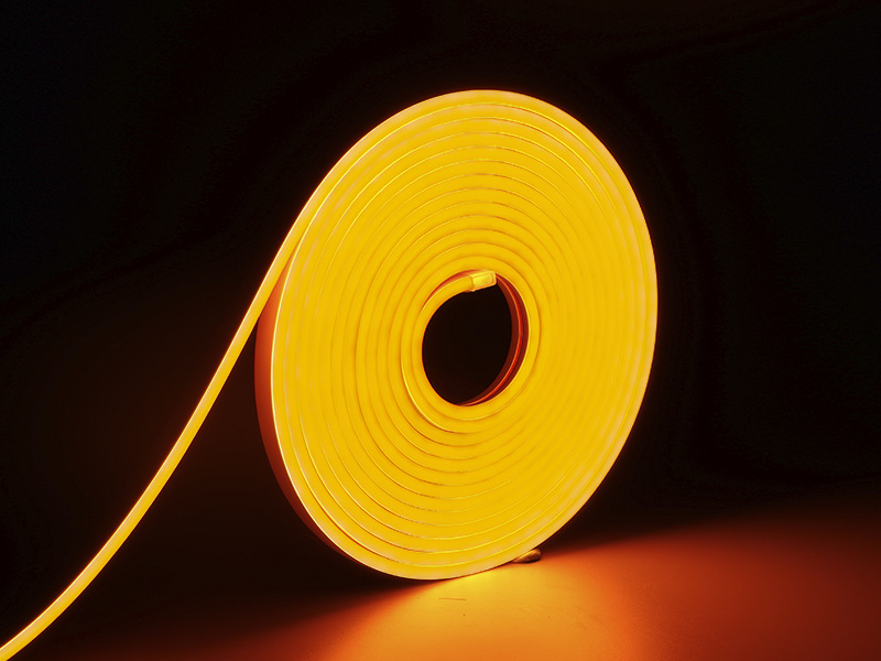 FITA LED NEON FLEX 8W 120 LEDS/M 25M 220V IP65 LARANJA