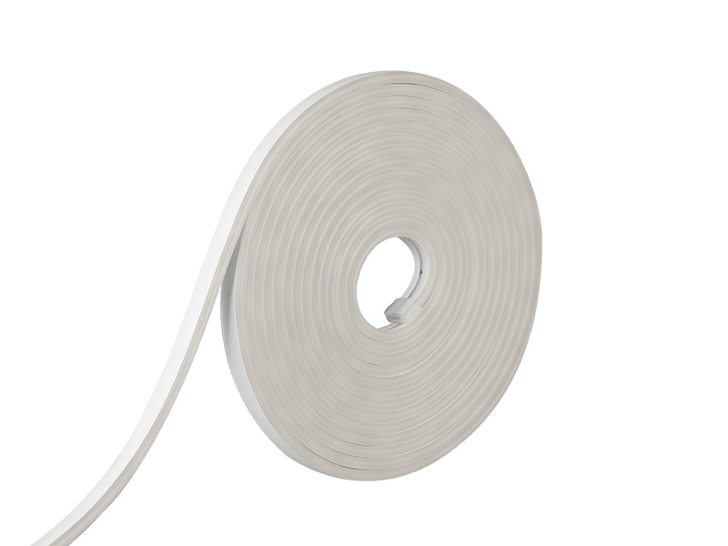 FITA LED NEON FLEX 8W 120 LEDS/M 5M 12V COM FONTE AUTOVOLT IP65 3000K