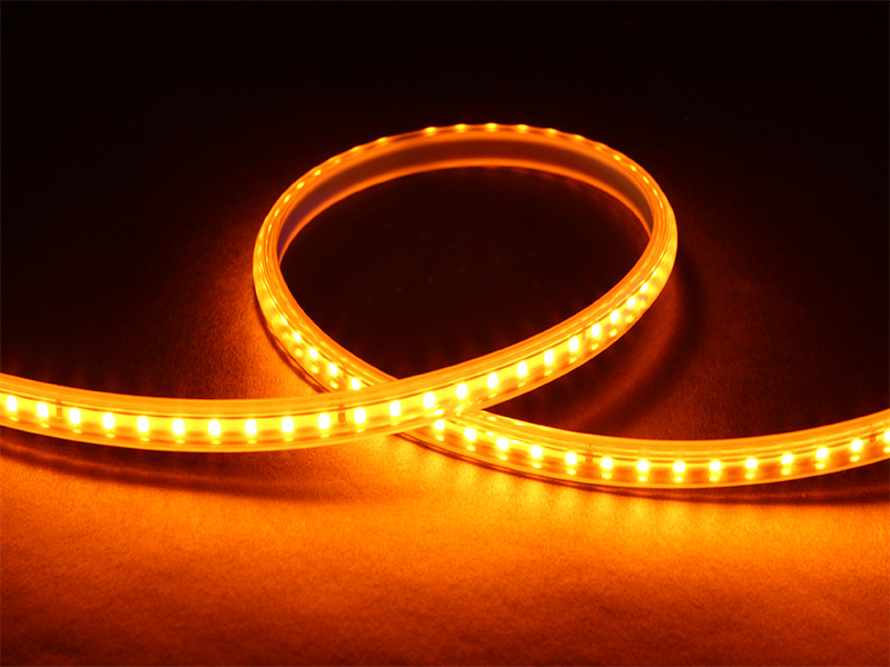 FITA LED TECHCORD 5W 60 LEDS/M 5M 220V IP65 AMARELA