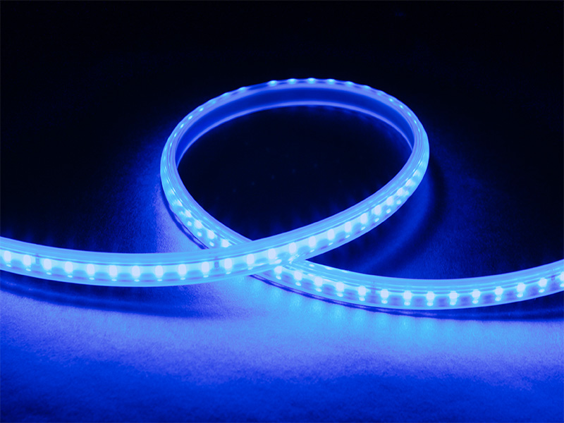 FITA LED TECHCORD 5W 60 LEDS/M 10M 220V IP65 AZUL