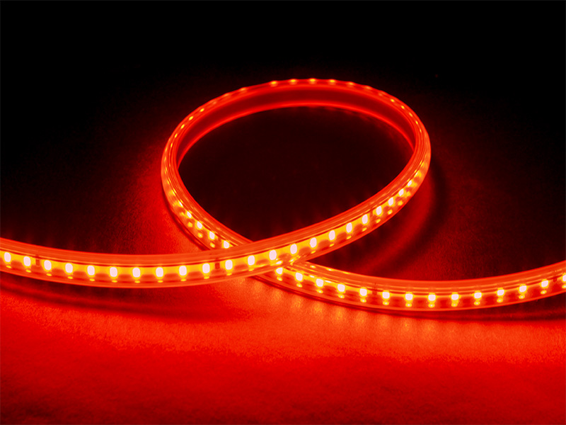 FITA LED TECHCORD 5W 60 LEDS/M 10M 220V IP65 VERMELHA