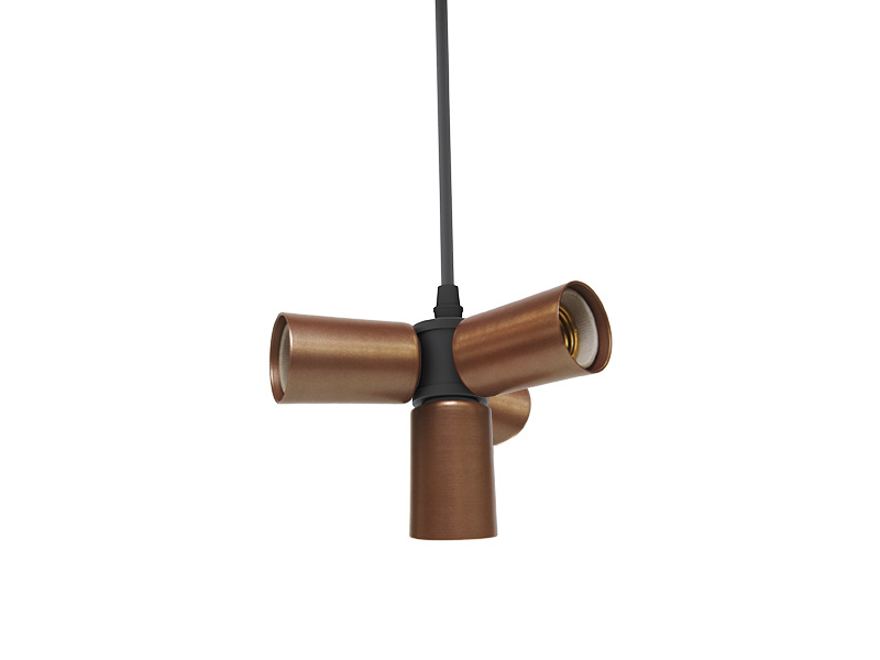 PENDENTE TASCHIBRA NICK 4XE27 COBRE