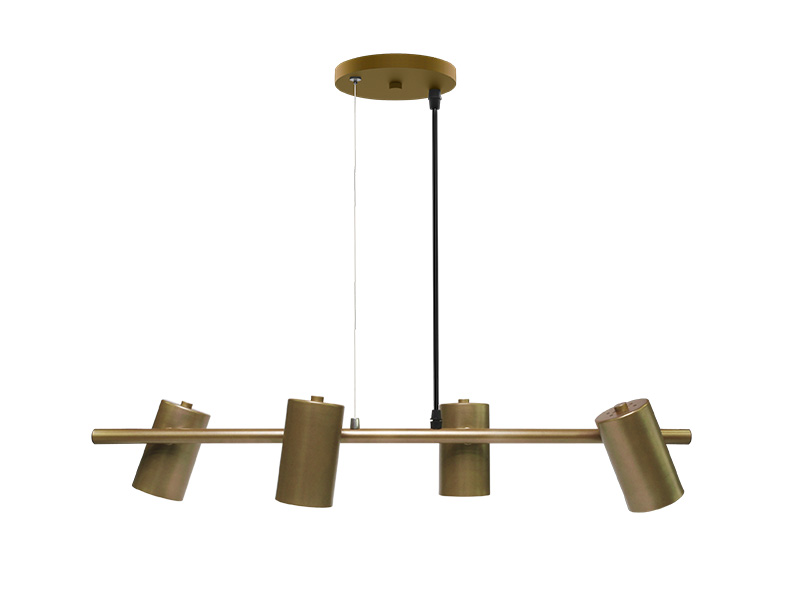 PENDENTE TASCHIBRA FOCCUS 4XE27 OURO