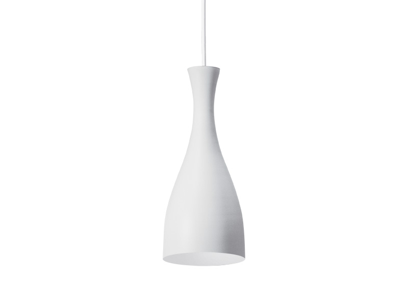 LUMINÁRIA PENDENTE TASCHIBRA TD 1003 E-27 BRANCO FOSCO