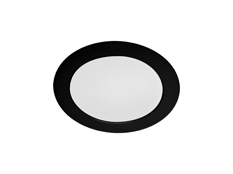 PAINEL LED 18W LYS REDONDO EMBUTIR PRETO 4000K