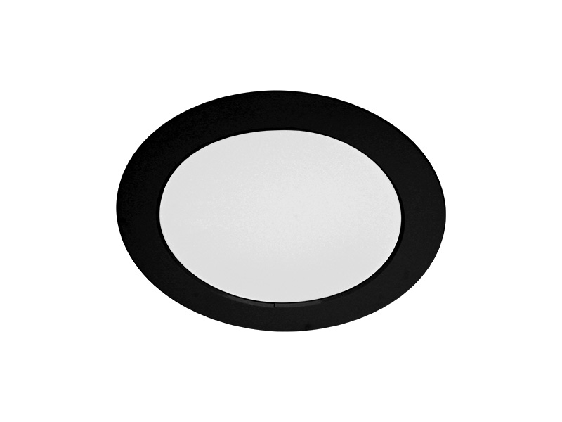 PAINEL LED 24W LYS REDONDO EMBUTIR PRETO 3000K