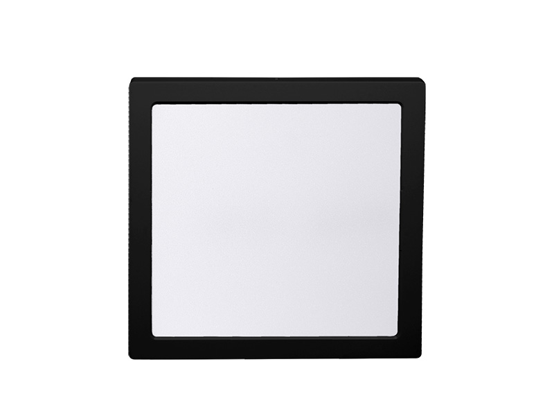PAINEL LED 24W LYS QUADRADO SOBREPOR PRETO 3000K