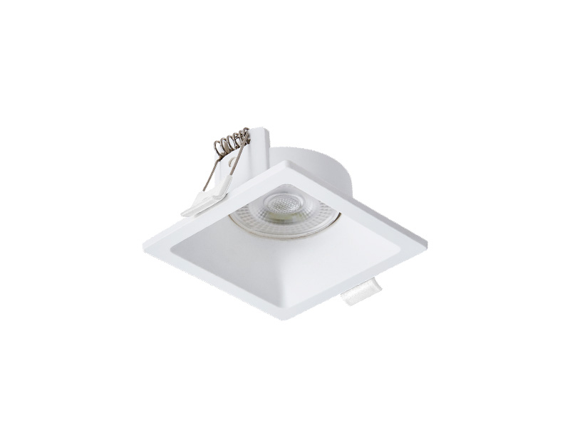SPOT EMBUTIR QUADRADO ALLTOP RECUADO LED MR16 6W 3000K 38º BR