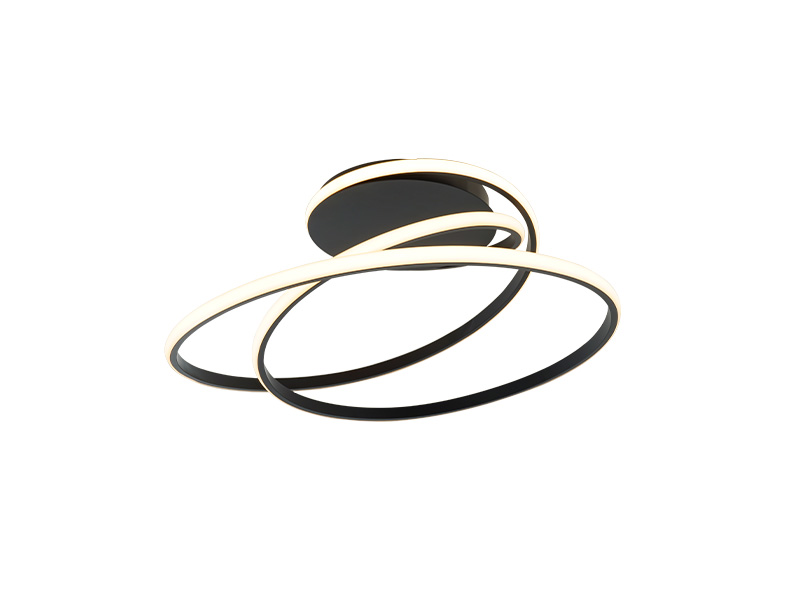 PLAFON LED TASCHIBRA CARACHI 3000K 40W PRETO