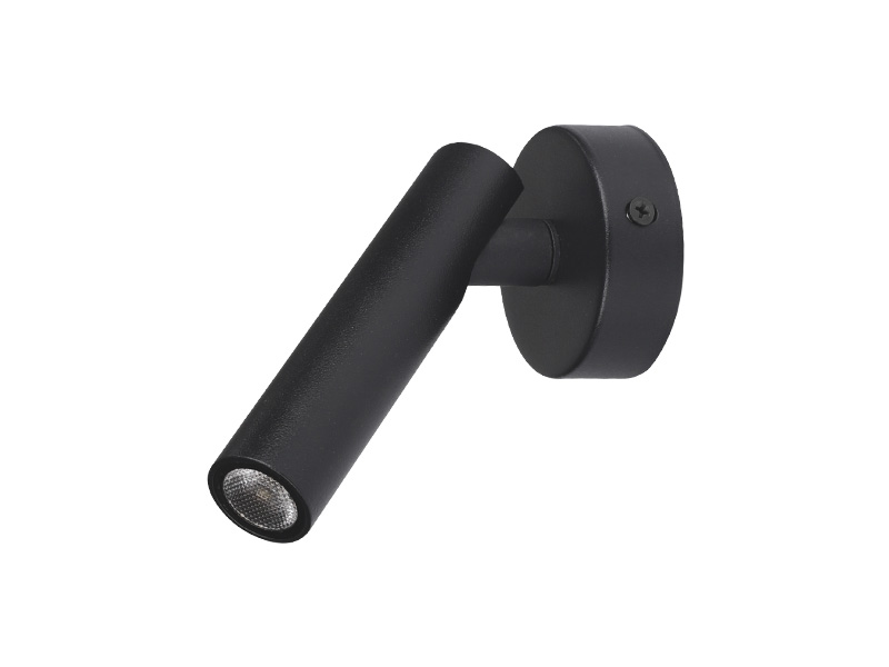 MINI SPOT LED SOBREPOR OTTO 2W 3000K PRETO