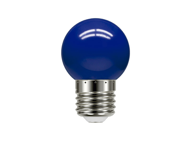 LÂMPADA LED BOLINHA AZUL TASCHIBRA 1W 127V