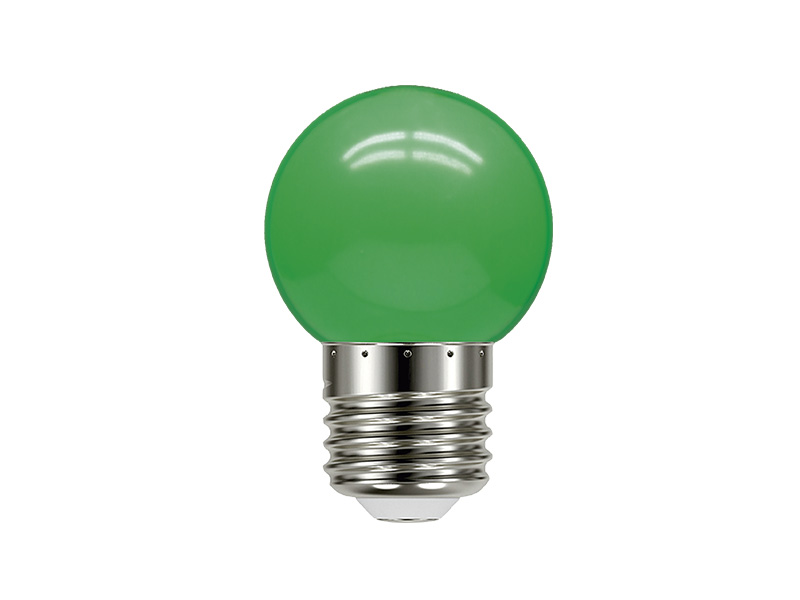 LÂMPADA LED BOLINHA VERDE TASCHIBRA 1W 127V