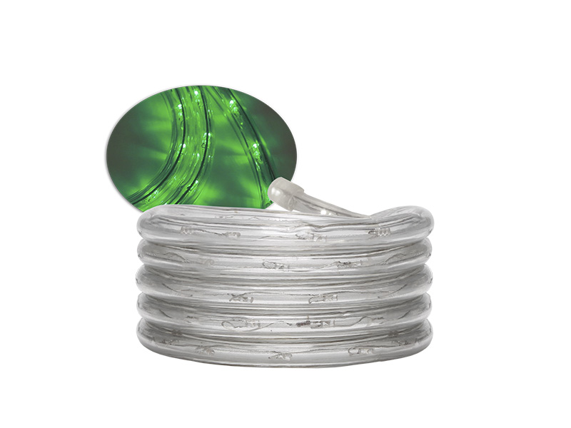 CORDA LUMINOSA LED PRO 13MM 220V 2 FIOS 100M S/ACESSORIOS VERDE