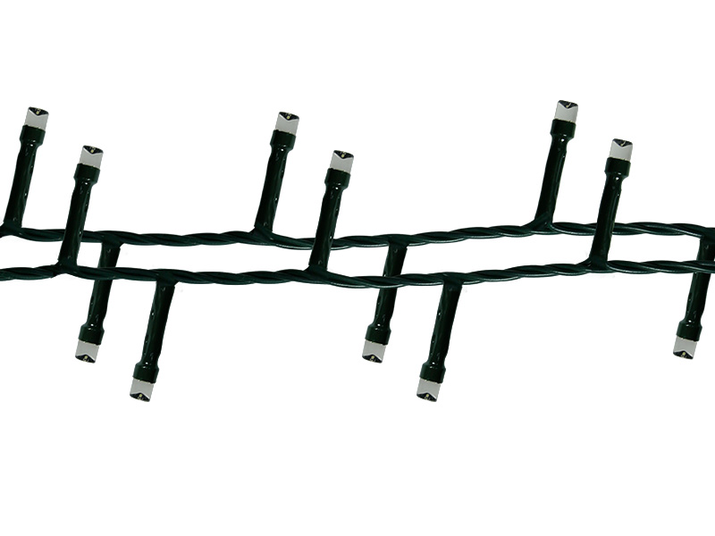 CORDÃO LUMINOSO TASCHIBRA 100 LEDS 8 FUNÇÕES ISOL VD 127V AZUL