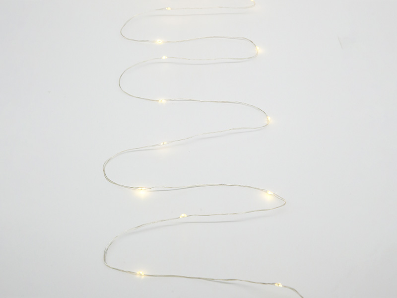 CORDÃO LUMINOSO TASCHIBRA 500 MINI LED 8 FUNÇÕES ARAME AUTOVOLT 3000K