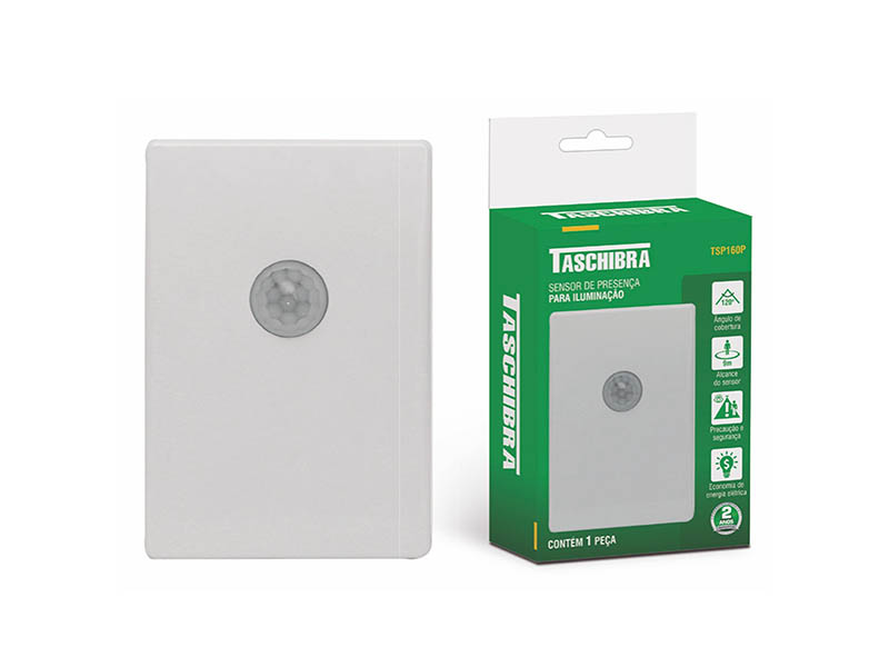 SENSOR DE PRESENÇA 4X2 TASCHIBRA TSP160P