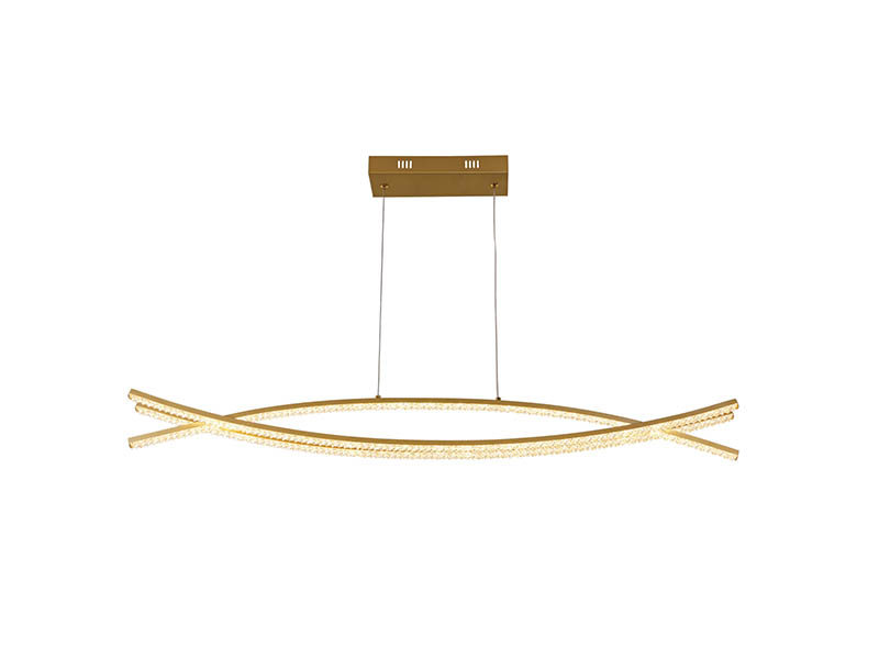 PENDENTE LED TASCHIBRA RAVELLO 3000K 40W OURO