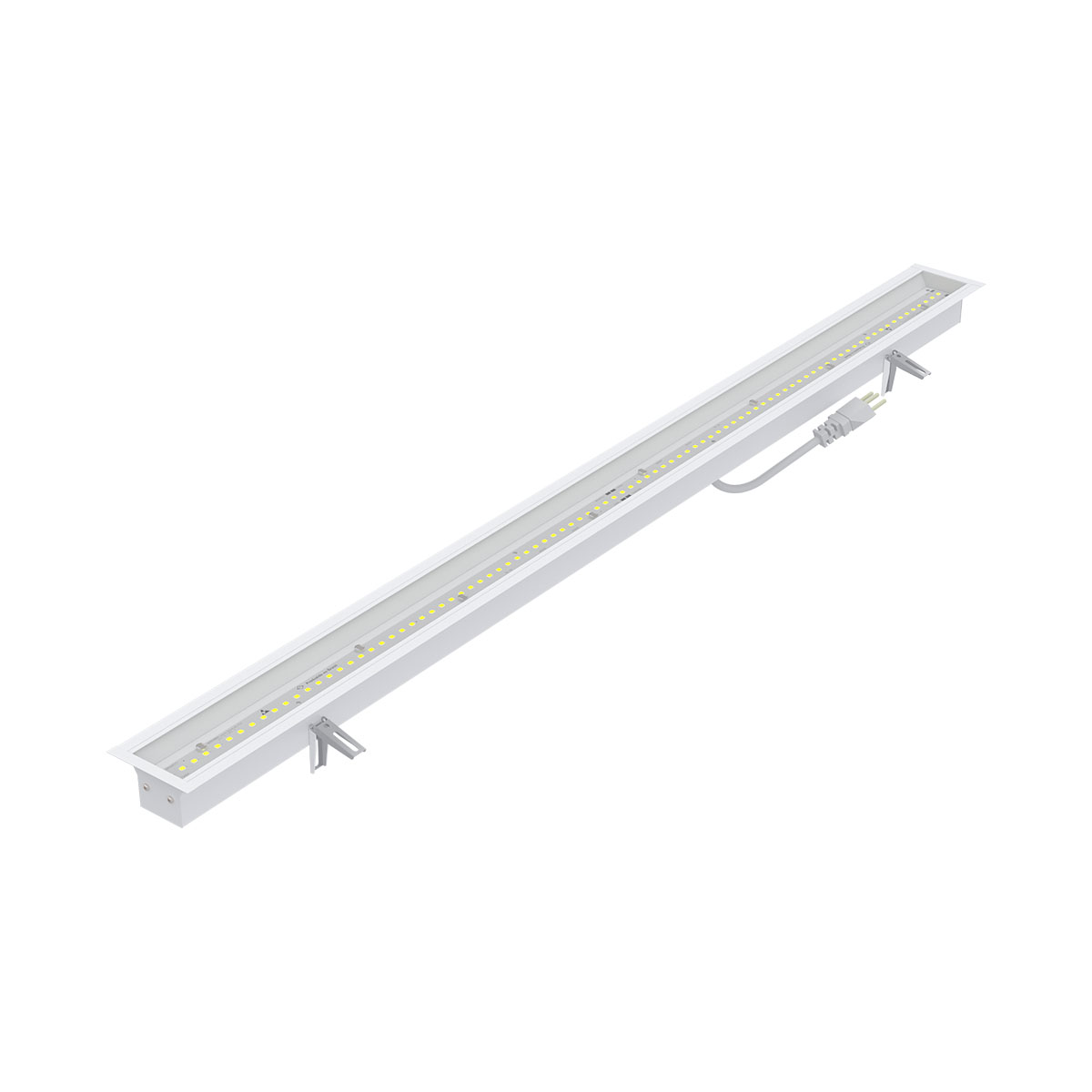 LUMINÁRIA LED FALCON EMB FORRO GESSO LINEAR AE 42W 220V 5000K BRANCA