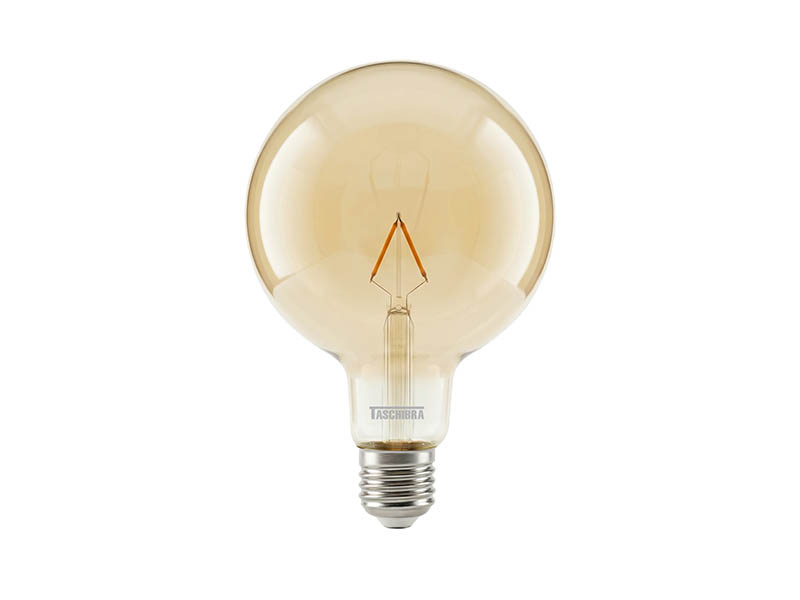 LÂMPADA LED FILAMENTO VINTAGE GLOBO G125 3W AUTOVOLT ÂMBAR