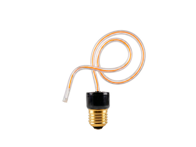 LÂMPADA LED FILAMENTO FLEXILE 4,8W AMBAR E27