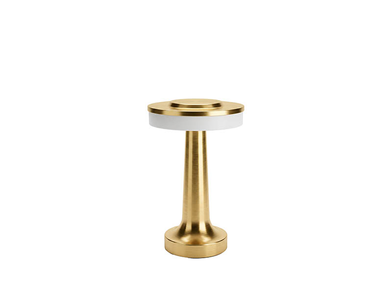 LUMINÁRIA DE MESA LED TASCHIBRA PHAROS RECARREGÁVEL OURO
