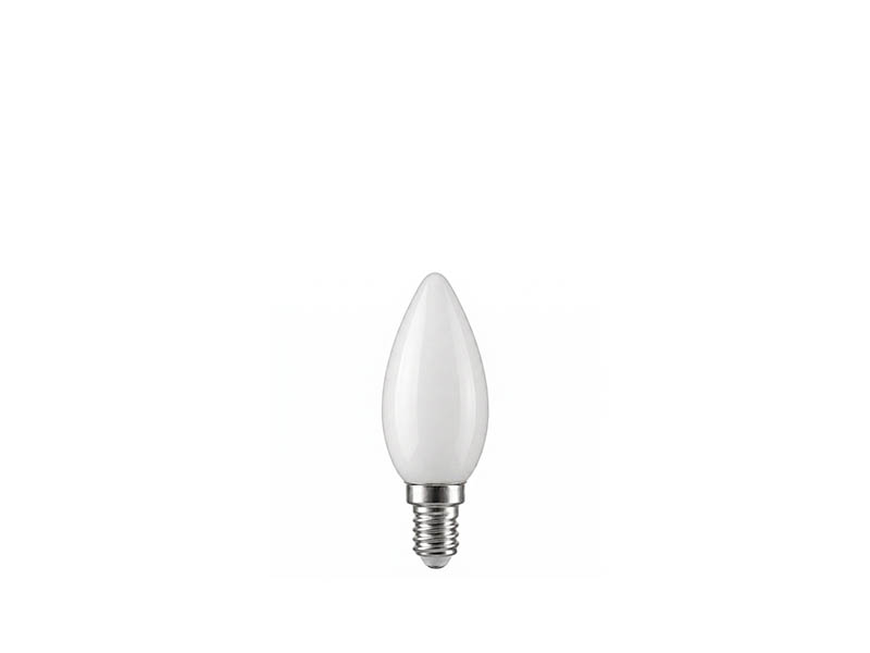 LÂMPADA INCANDESCENTE VELA LISA LEITOSA 25W 127V E14