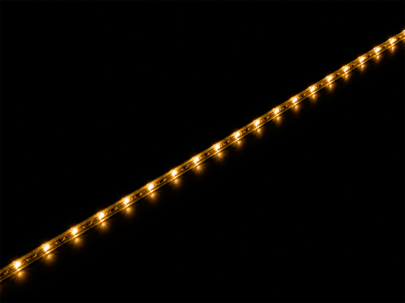 CORDA LUMINOSA LED TASCHIBRA 11MM 2 FIOS 127V 10M COM ACESSORIOS 3000K