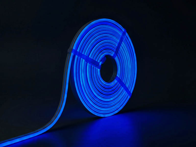 FITA LED NEON FLEX TECHFREE 7W 120 LEDS/M 5M 127V IP65 AZUL