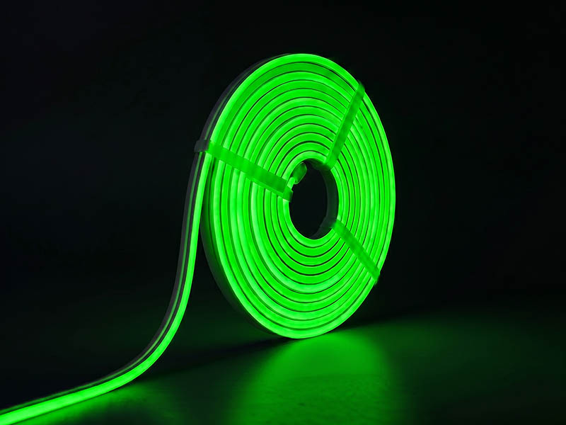 FITA LED NEON FLEX TECHFREE 7W 120 LEDS/M 5M 127V IP65 VERDE