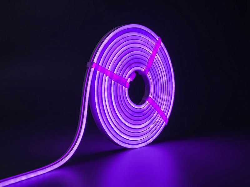 FITA LED NEON FLEX TECHFREE 7W 120 LEDS/M 5M 127V IP65 VIOLETA