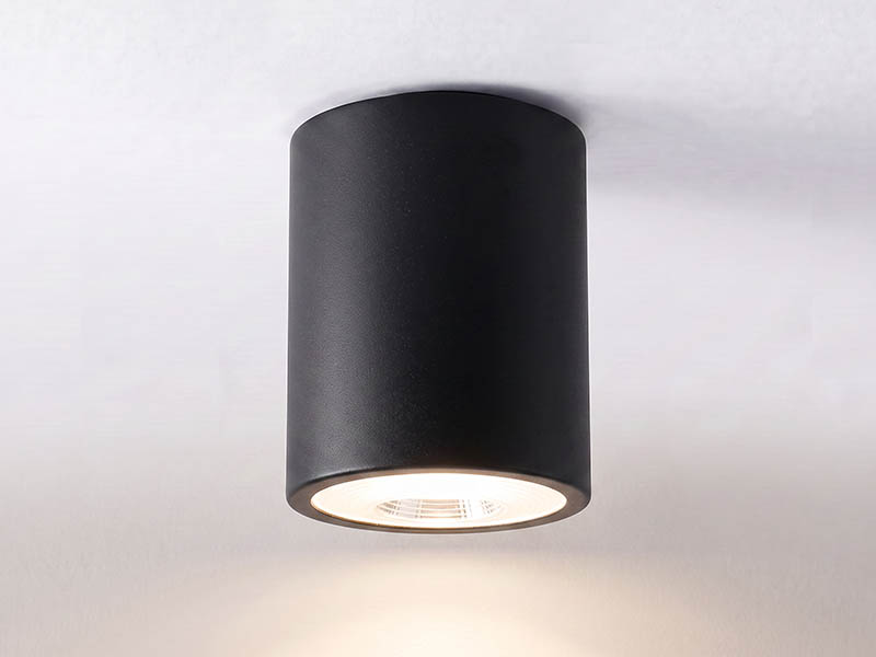 PLAFON SOBREPOR CANNON PAR 38 PRETO FOSCO