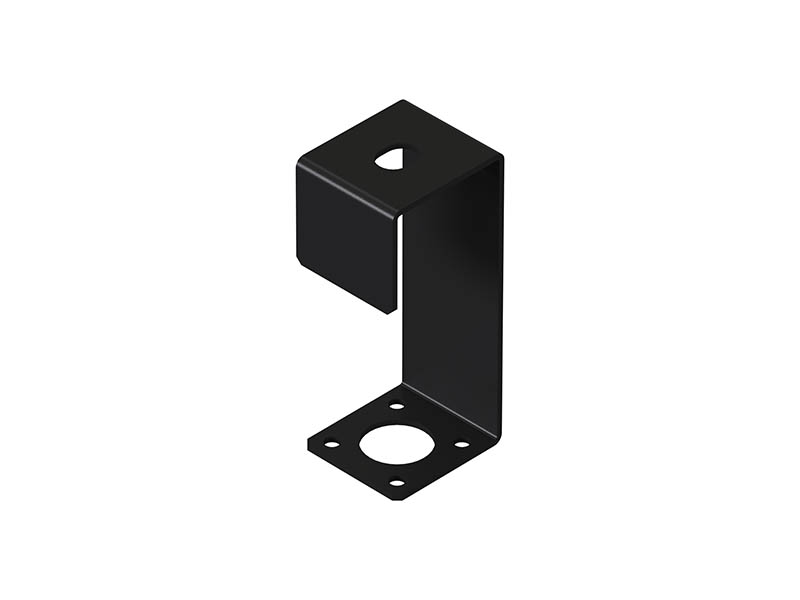 GANCHO CURTO PARA LUMINÁRIA 2PÇS PRETA