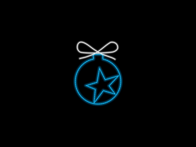 ARMAÇÃO LUMINOSA LED BOLA ESTRELADA 65x88cm 18W 220V UNICA